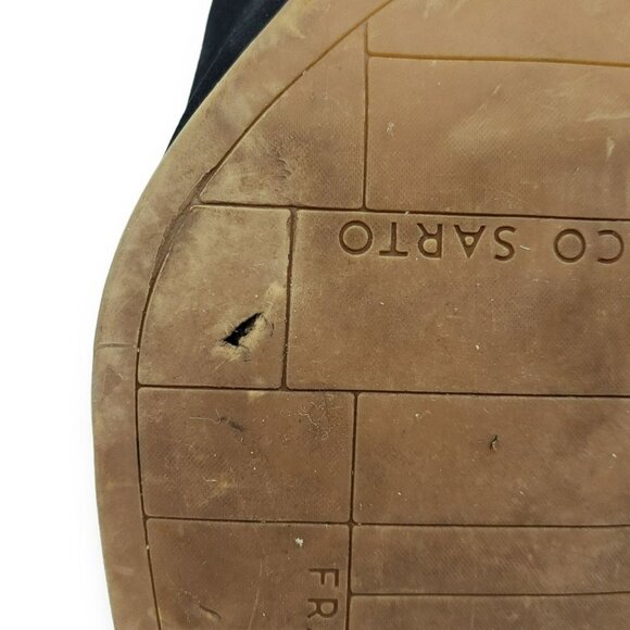 Franco Sarto Atlas Suede Ankle Zip Bootie Womens 10 Black - Picture 9 of 9